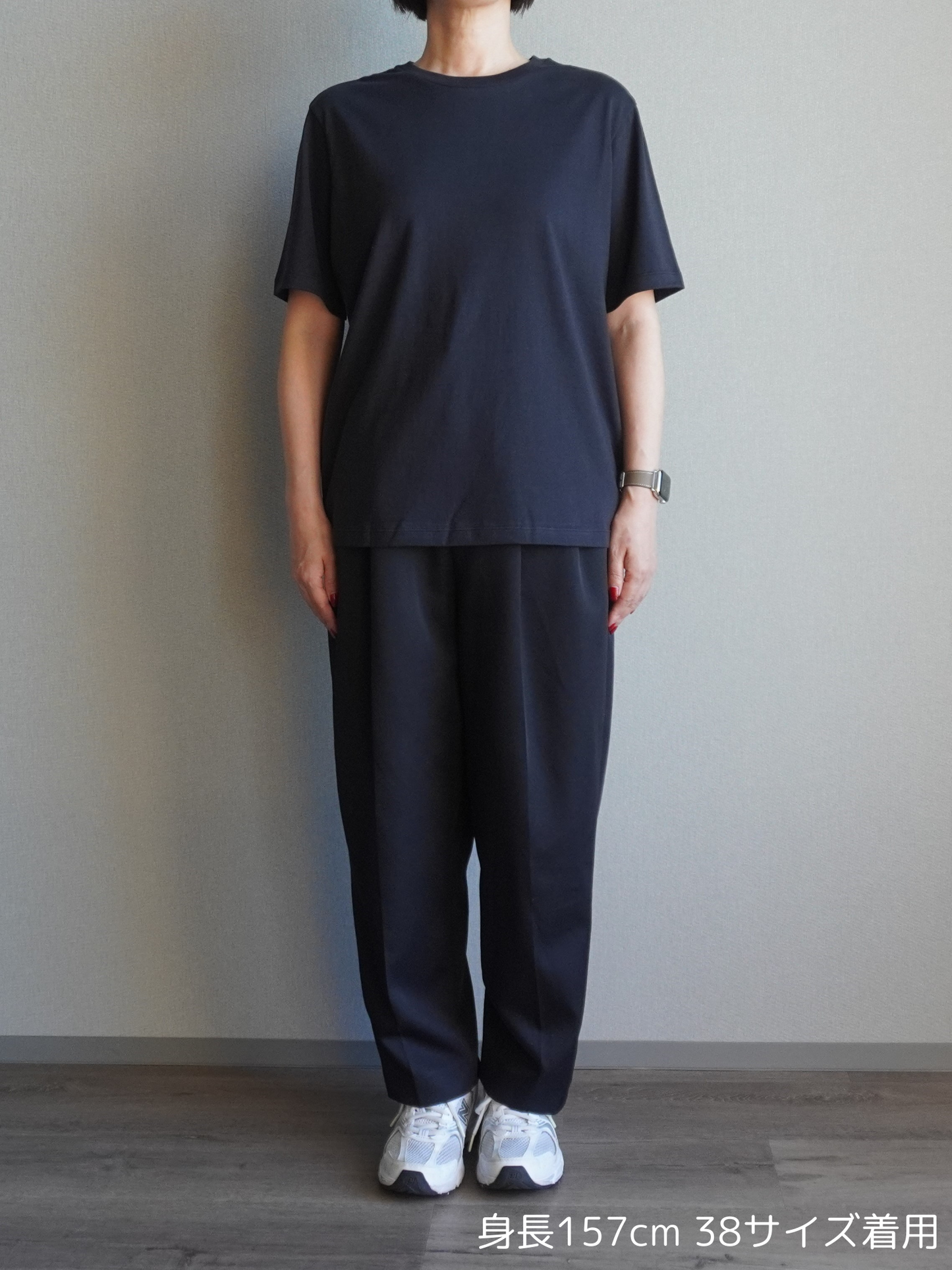 スビンコットンレギュラーTシャツ BLACK