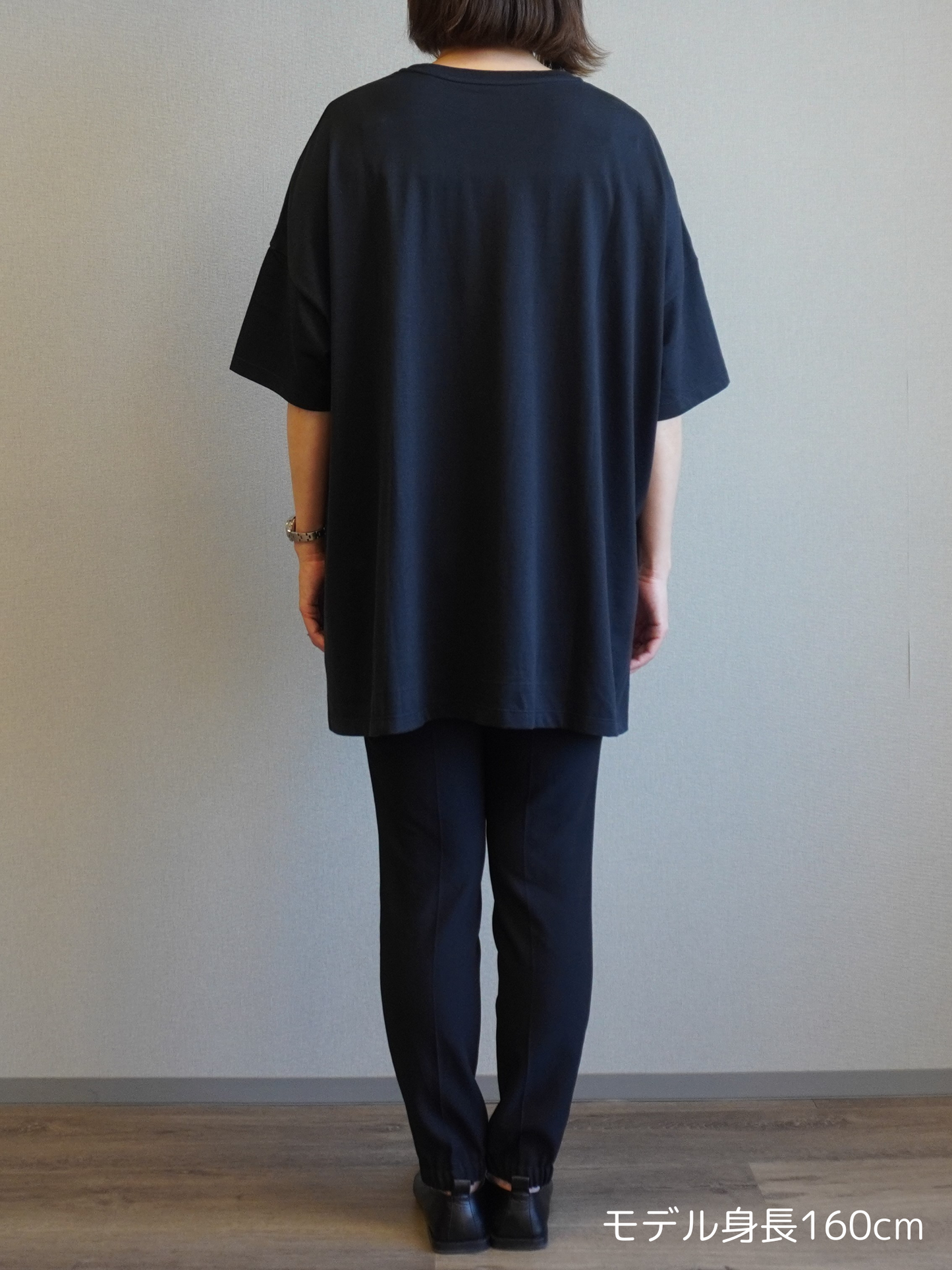 スビンコットンビッグTシャツ BLACK