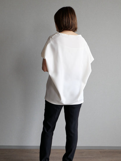 マンタブラウス　ホワイト