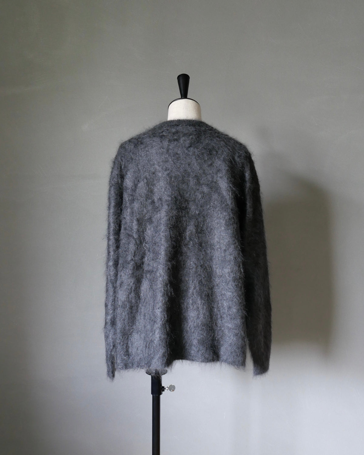 ファーカシミヤプルオーバー　グレー