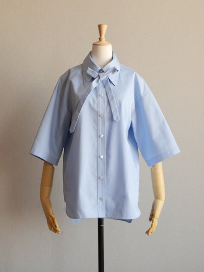 hiro23コラボボウタイ付きシャツ