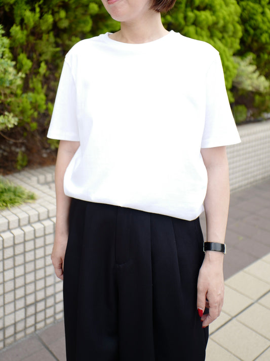 スビンコットンレギュラーTシャツ　WHITE